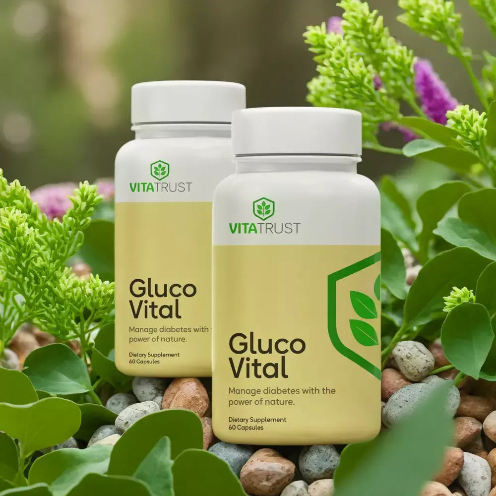 GlucoVital • Equilibra el azúcar de forma natural • VitaTrust