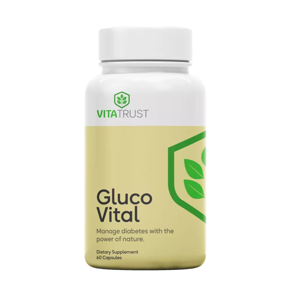 GlucoVital • Equilibra el azúcar de forma natural • VitaTrust