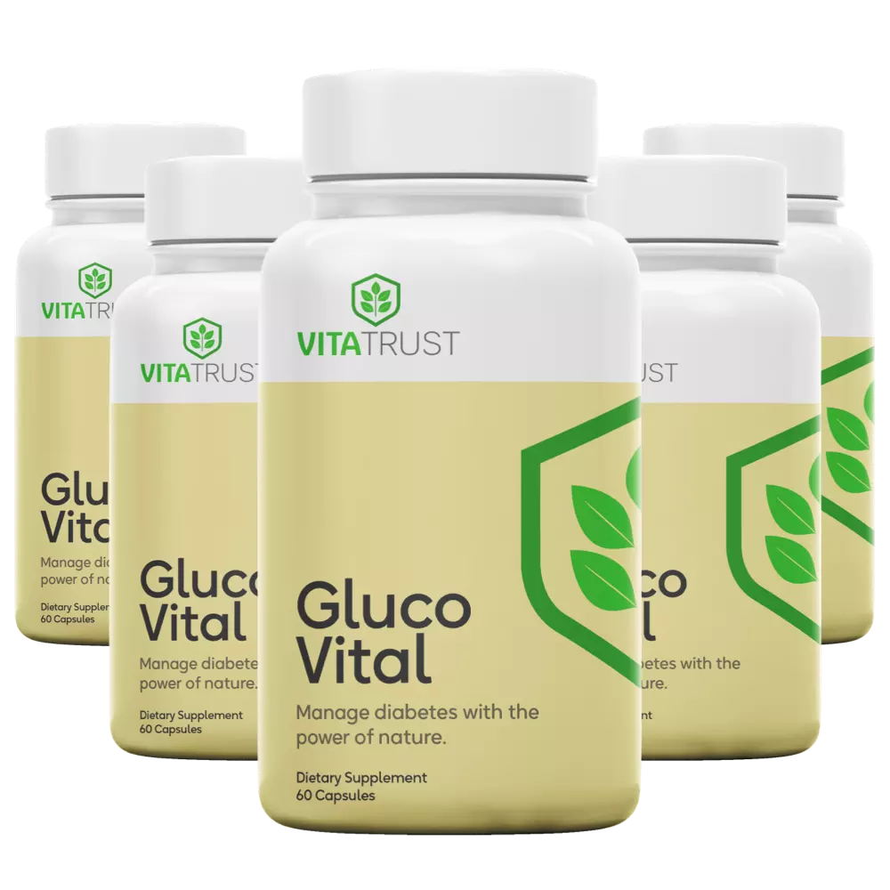 GlucoVital • Equilibra el azúcar de forma natural • VitaTrust